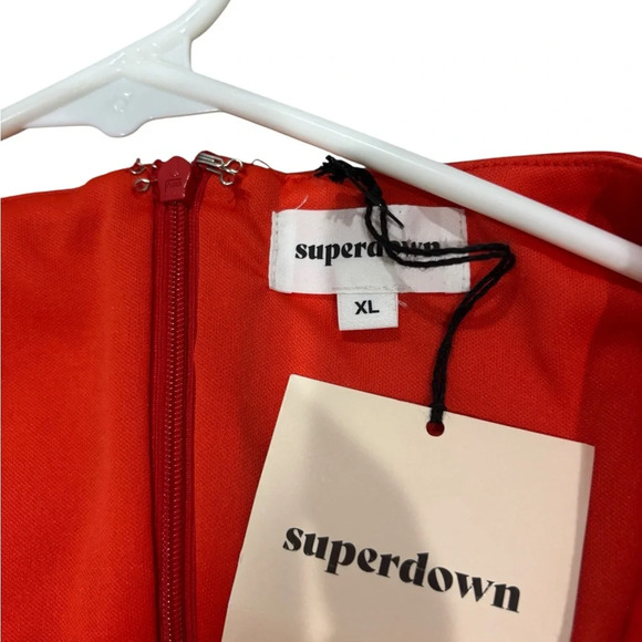 NEW! Revolve SUPERDOWN Alondra Cutout Romper in Red XL - Picture 6 of 14